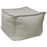 POUF Cord Taupe 70/70/40 cm  - Taupe, Design, Textil (70/70/40cm) - Carryhome
