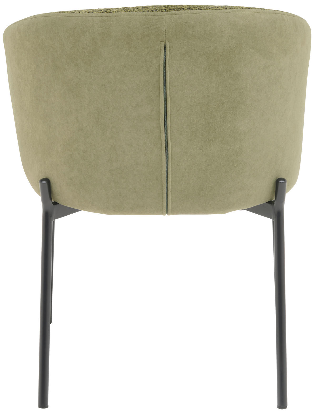 ARMLEHNSTUHL  in Eisen Samt  - Schwarz/Grün, MODERN, Textil/Metall (56/76,5/57,5cm) - MID.YOU