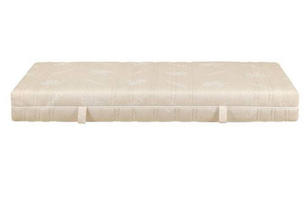 KOMFORTSCHAUMMATRATZE 80/200 cm Höhe ca. 24 cm 7 -Zonen - Beige/Naturfarben, Basics, Textil (80/200cm) - Bio:Vio