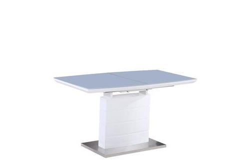 Esstisch in Metall, Glas, Holzwerkstoff 140(180)/80/76 cm