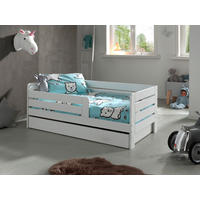 KINDER-/JUNIORBETT - Weiß/Kieferfarben, MODERN, Holz/Holzwerkstoff (70/140cm) - Vipack