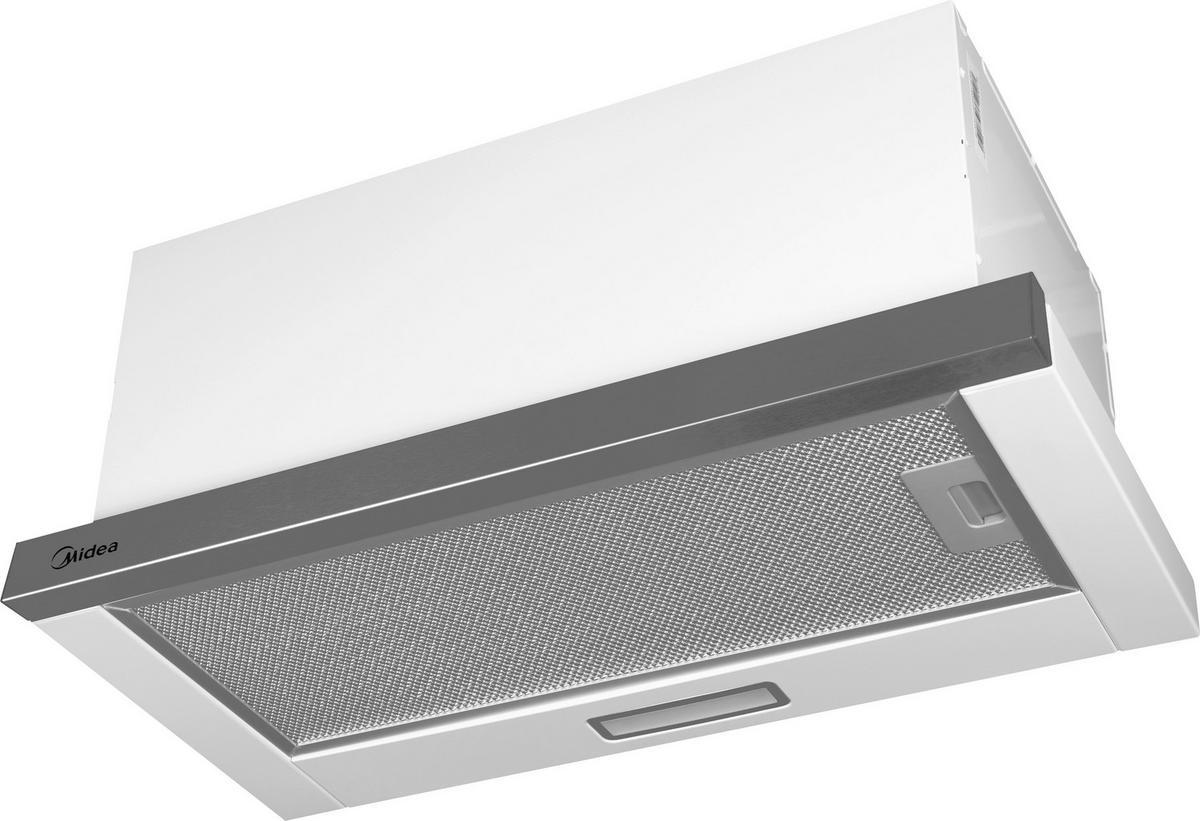 DUNSTABZUGSHAUBE HU 60L07  - Weiß, Basics, Metall (59,5/25,5/30,8cm) - Midea
