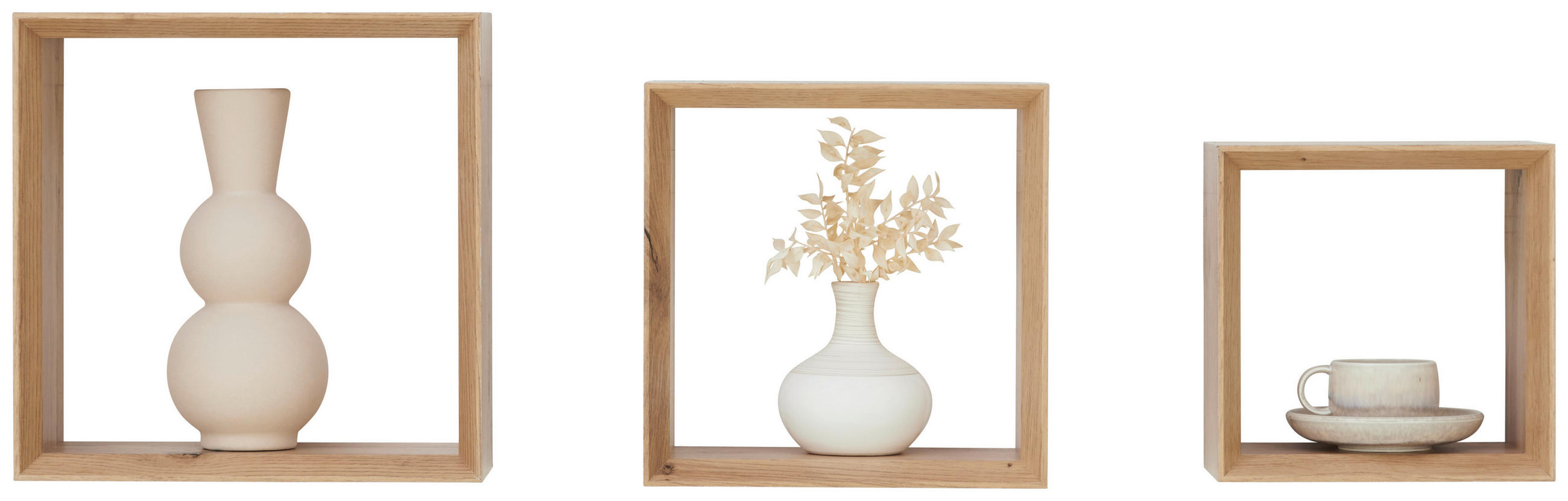 WANDREGALSET 20-28/20-28/11,8 cm  - Eiche Artisan, Basics, Holzwerkstoff (20-28/20-28/11,8cm) - Carryhome