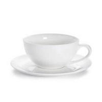 ŠÁLEK S PODŠÁLKEM  - bílá, Basics, keramika - Maxwell & Williams