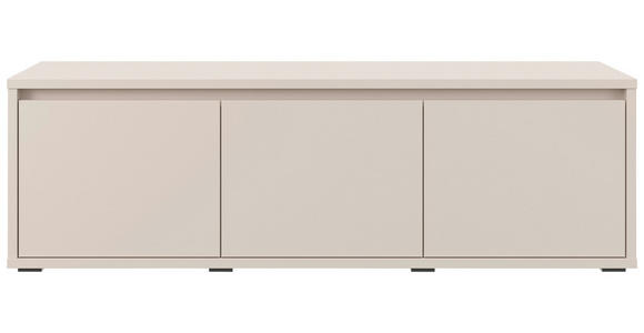 GARDEROBENBANK Liv  in 145,1/50,1/33,8 cm  - Kaschmir/Schwarz, KONVENTIONELL (145,1/50,1/33,8cm) - Xora