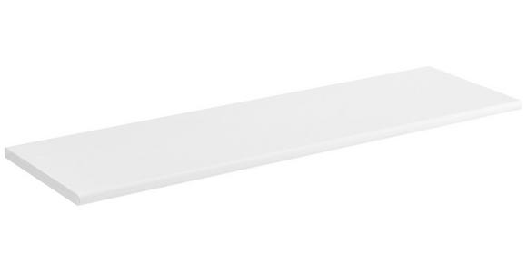 WANDBOARD in 90/1,8/28 cm Weiß Hochglanz  - Weiß Hochglanz, KONVENTIONELL, Holzwerkstoff (90/1,8/28cm) - Xora