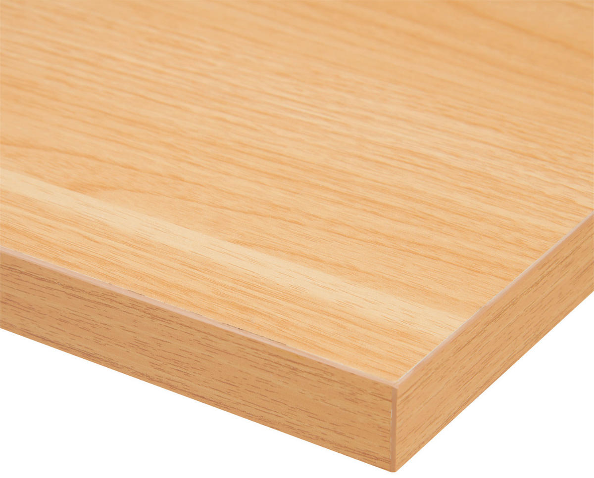 ECKSCHREIBTISCH höhenverstellbar  - Eichefarben/Weiß, MODERN, Holzwerkstoff/Metall (180/120/74,5-119cm) - MID.YOU