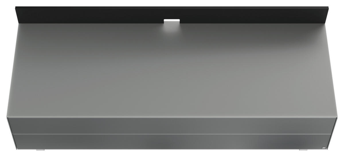 TV-ELEMENT - Schwarz/Grau, MODERN, Glas/Holzwerkstoff (150,5/53,5/57,0cm) - Musterring