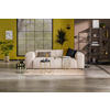 3-SITZER-SOFA Cord Beige  - Beige/Schwarz, Design, Kunststoff/Textil (247/75/104cm) - MID.YOU