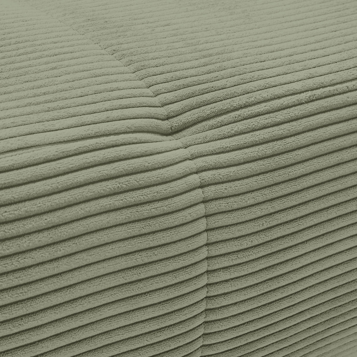 ECKSOFA in Cord Olivgrün  250/175 cm  - Schwarz/Olivgrün, KONVENTIONELL, Textil/Metall (250/175cm) - Carryhome