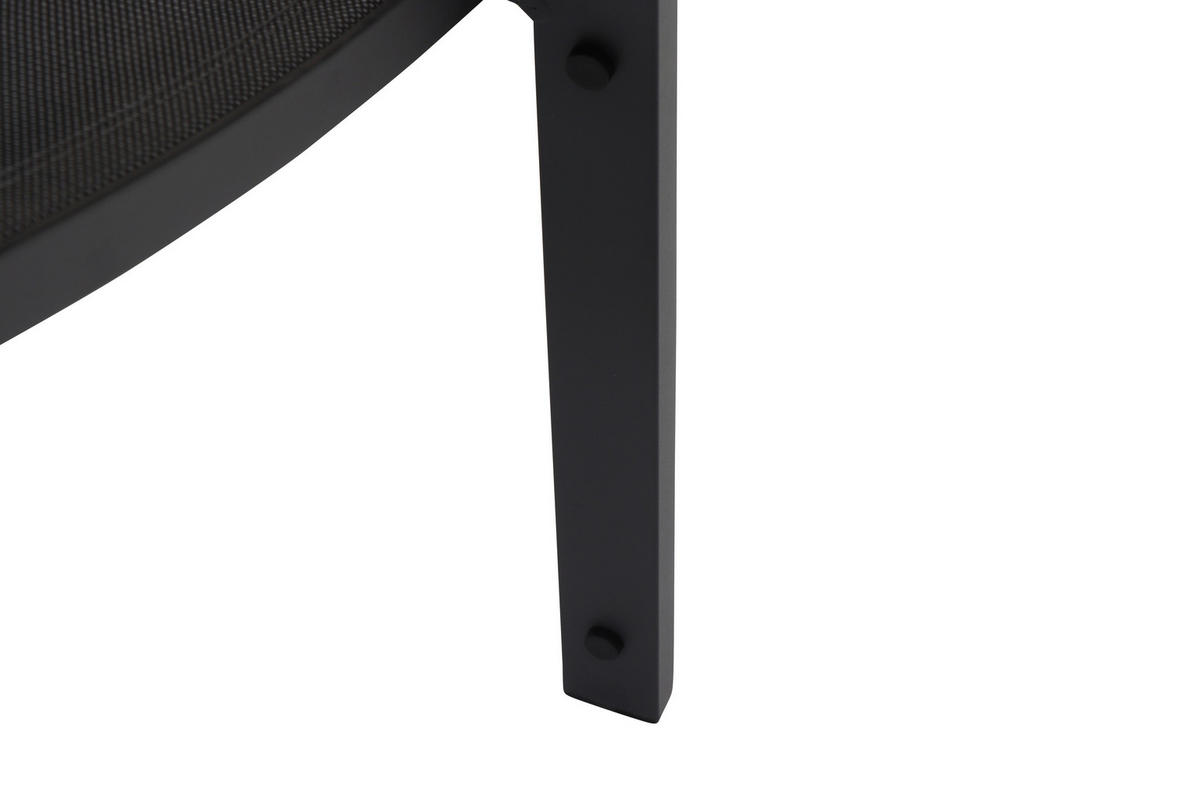 STAPELSESSEL Aluminium Anthrazit  - Anthrazit, KONVENTIONELL, Kunststoff/Metall (60/111,5/74cm) - Siena Garden