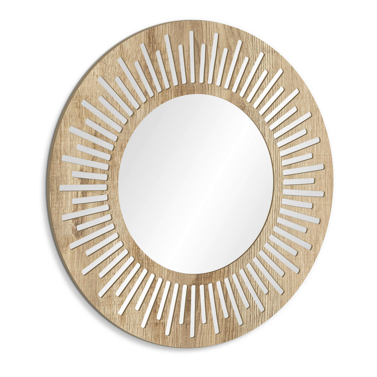 DEKOSPIEGEL  - Eichefarben, Basics, Glas/Holz (50cm)