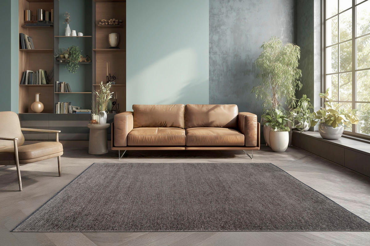 FLACHWEBETEPPICH 160/230 cm Roma Grau  - Grau, KONVENTIONELL, Textil (160/230cm) - Batucci