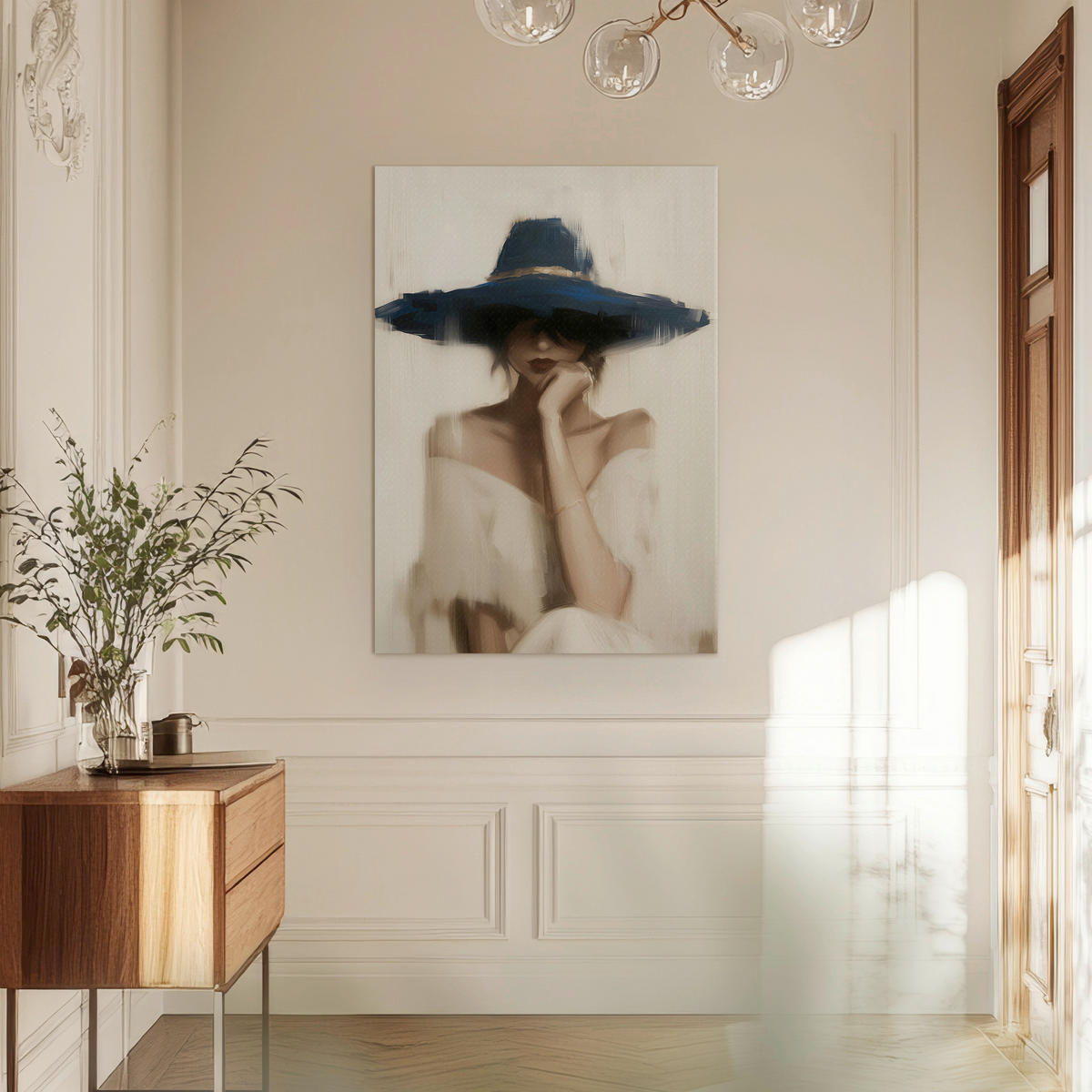 LEINWANDBILD Frauen 70/100 cm  - Multicolor, Basics, Holz/Textil (70/100cm)