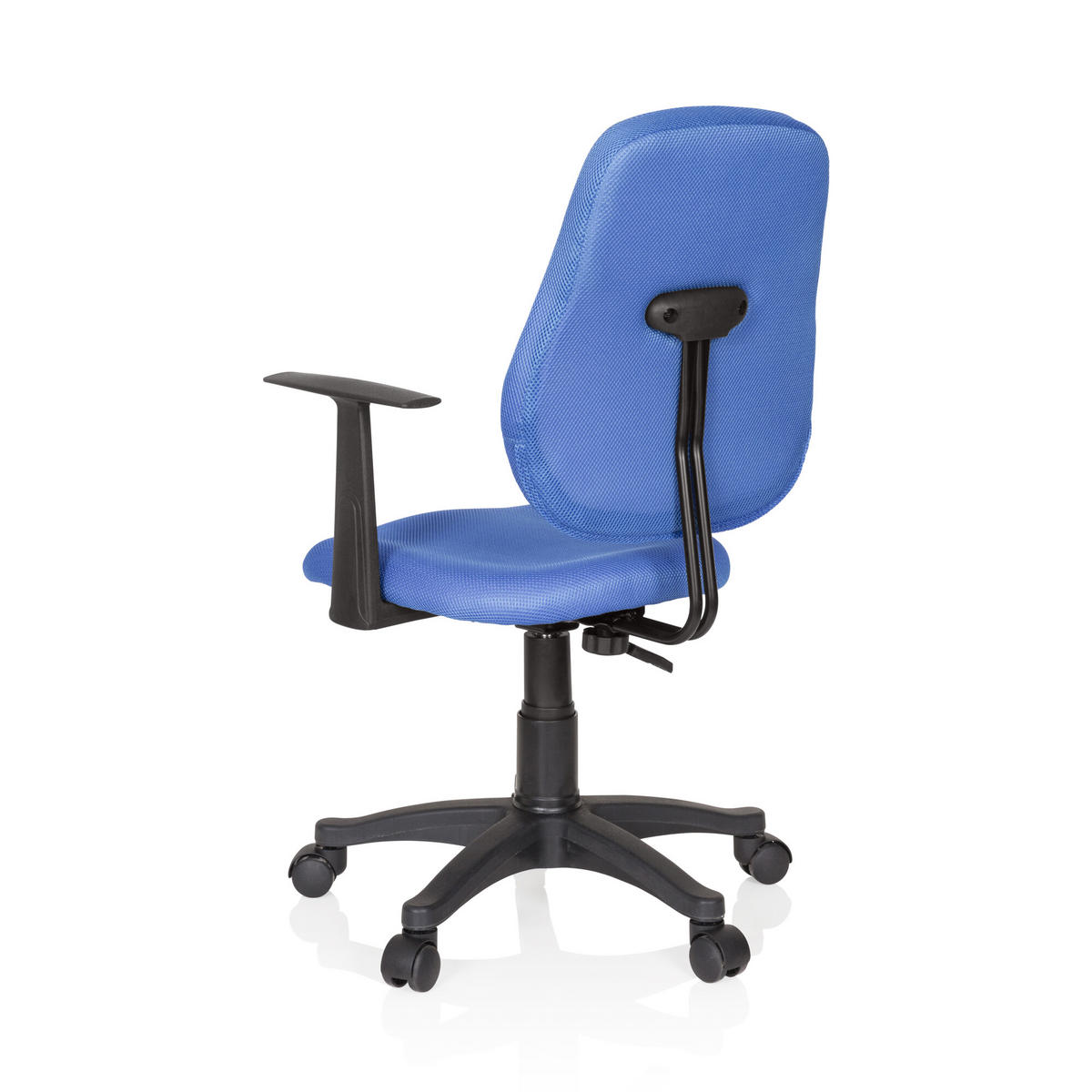 OTOČNÁ ŽIDLE PRO MLÁDEŽ, modrá, černá - modrá/černá, Basics, plast (56/89-99/50cm) - MID.YOU