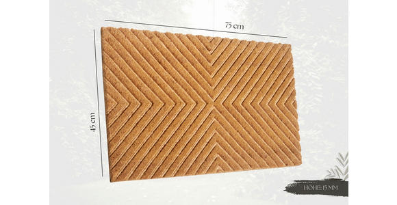 KOKOSMATTE 45/75 cm Mix Mats - Hellbraun, Basics, Naturmaterialien/Kunststoff (45/75cm) - Esposa