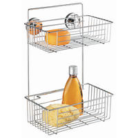 REGÁL DO SPRCHOVACIEHO KÚTA - chrómová, Basics, kov (26/38/17cm)