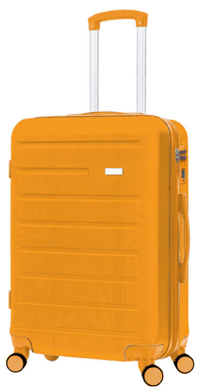 REISEKOFFER Orange  - Orange, Design, Kunststoff/Textil (76/49/29cm) - Novel