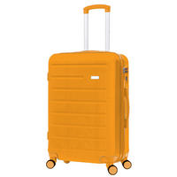 REISEKOFFER Orange  - Orange, Design, Kunststoff/Textil (76/49/29cm) - Novel