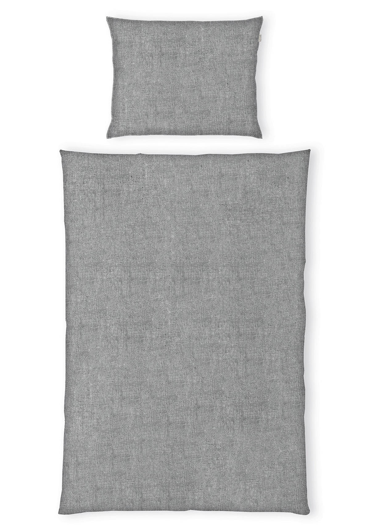 BETTWÄSCHE Renforcé 140/200 cm  - Grau, Basics, Textil (140/200cm) - Herding