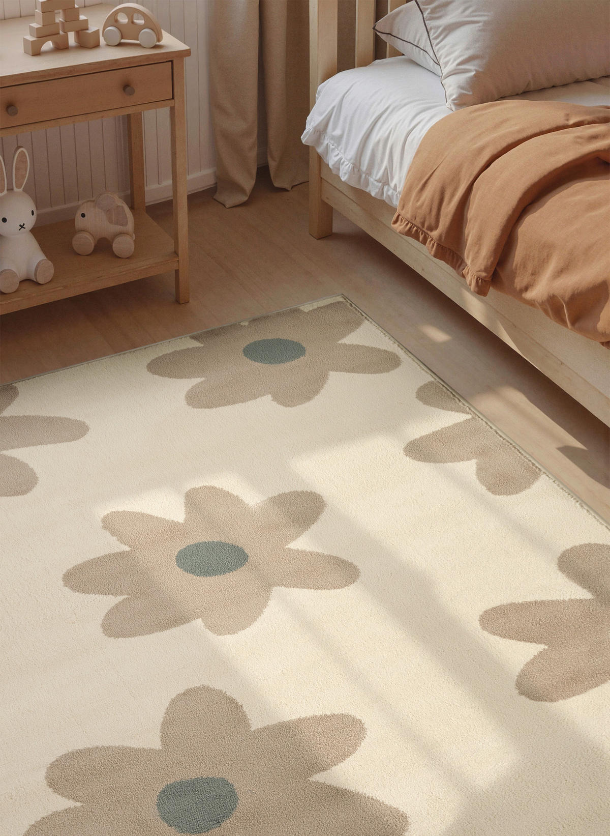 KINDERTEPPICH 200/290 cm Adventures Blume  - Multicolor/Creme, Design, Kunststoff/Textil (200/290cm) - Hanse Home