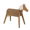 HOLZPFERD - Teakfarben, Basics, Holz (64/123/151cm) - Roba