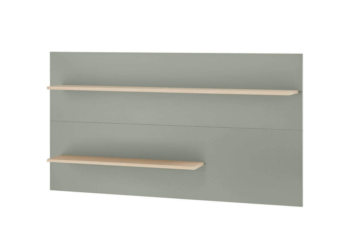  150/80/20 cm  - Eichefarben/Grün, Design, Holzwerkstoff (150/80/20cm) - Modante