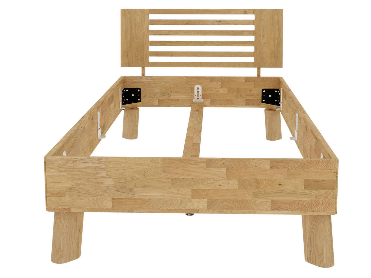 BETT - Wildeiche/Naturfarben, MODERN, Holz (100/200cm) - MID.YOU