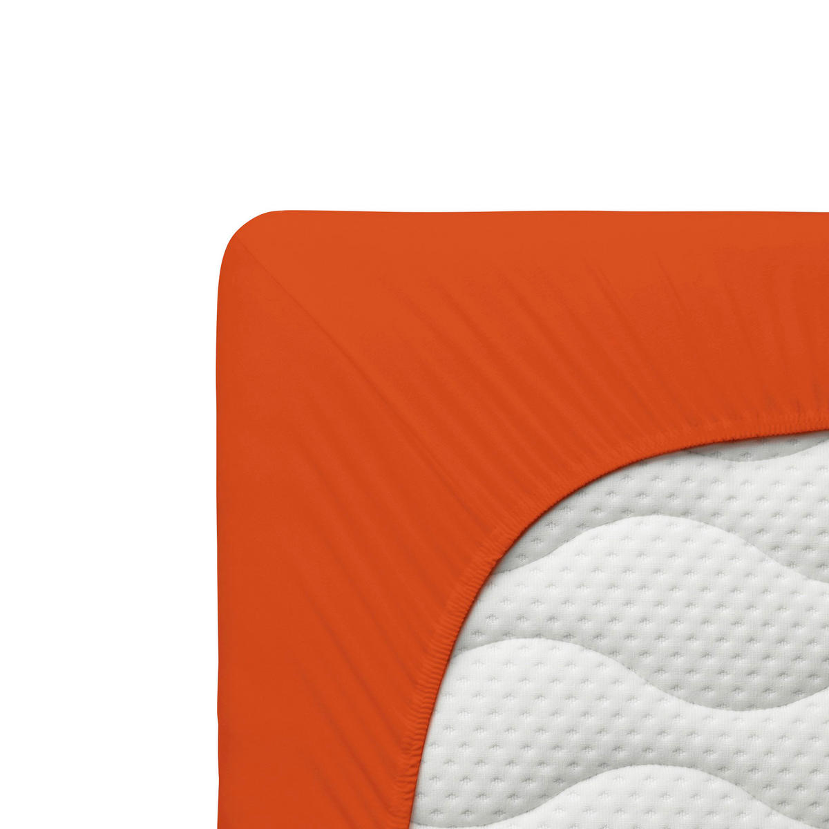 SPANNLEINTUCH 90-100/190-220 cm Jersey  - Rot, Basics, Textil (90-100/190-220cm) - Schlafgut