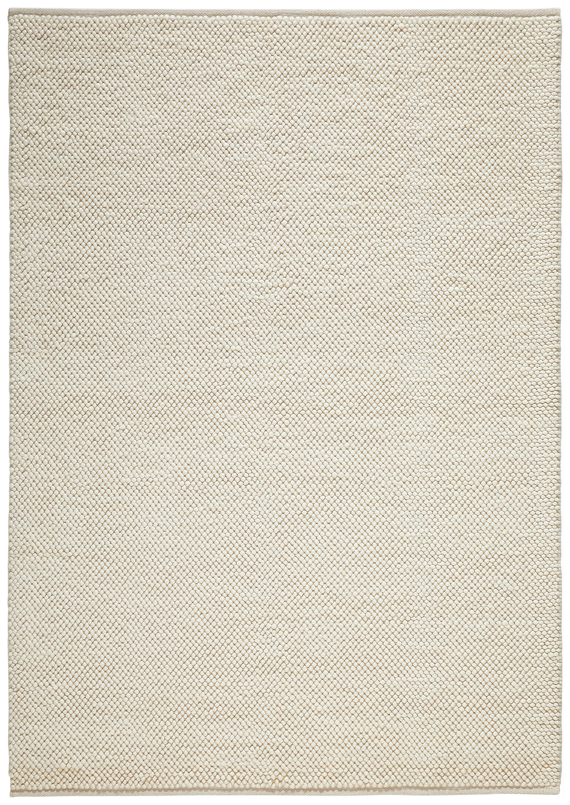 HANDWEBTEPPICH 90/160 cm Loop Beige  - Beige, Natur, Textil (90/160cm) - Linea Natura