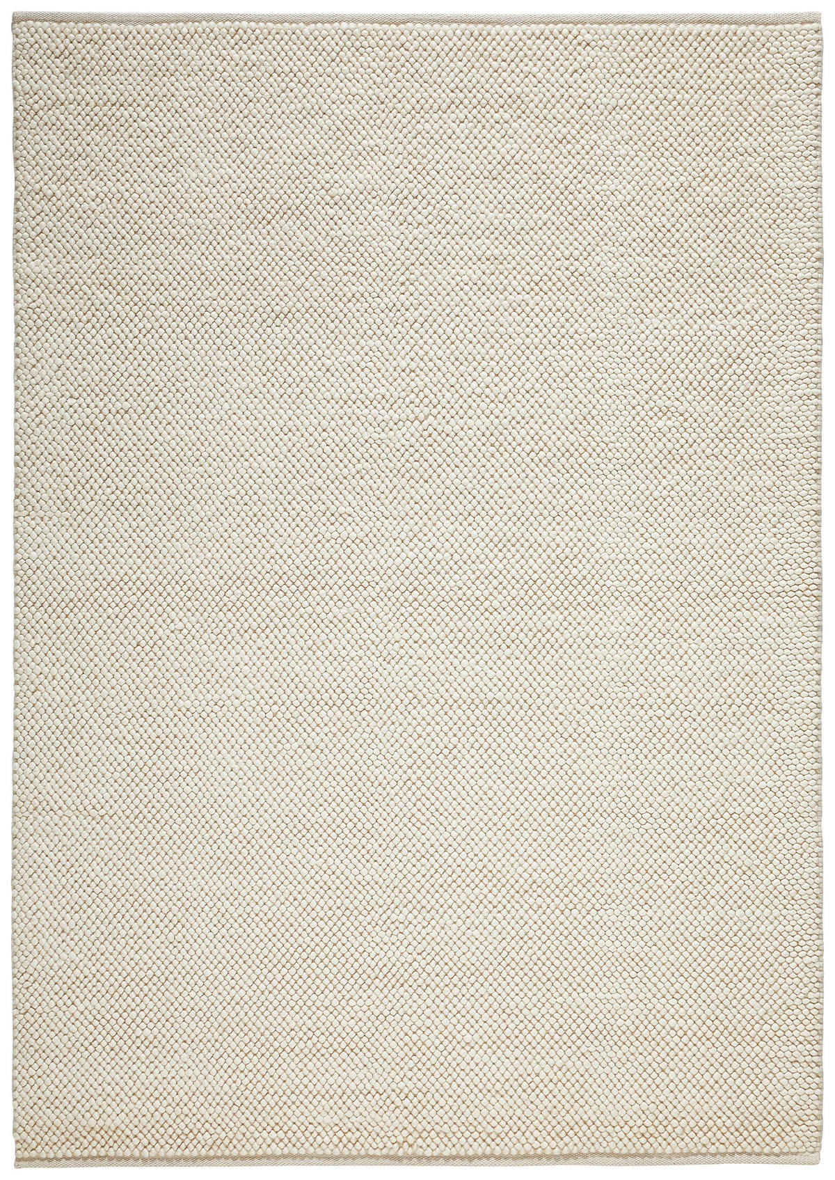 HANDWEBTEPPICH 90/160 cm Loop Beige  - Beige, Natur, Textil (90/160cm) - Linea Natura