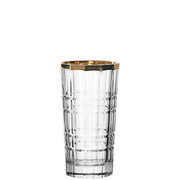 KOZAREC SPIRITII - zlata/prosojna, Basics, steklo (7,0/12,8cm) - Leonardo