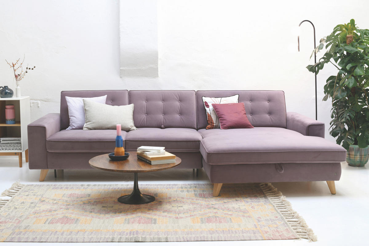 TEPPICH 140/200 cm Lila rechteckig  - Lila, Design, Textil (140/200cm) - Tom Tailor