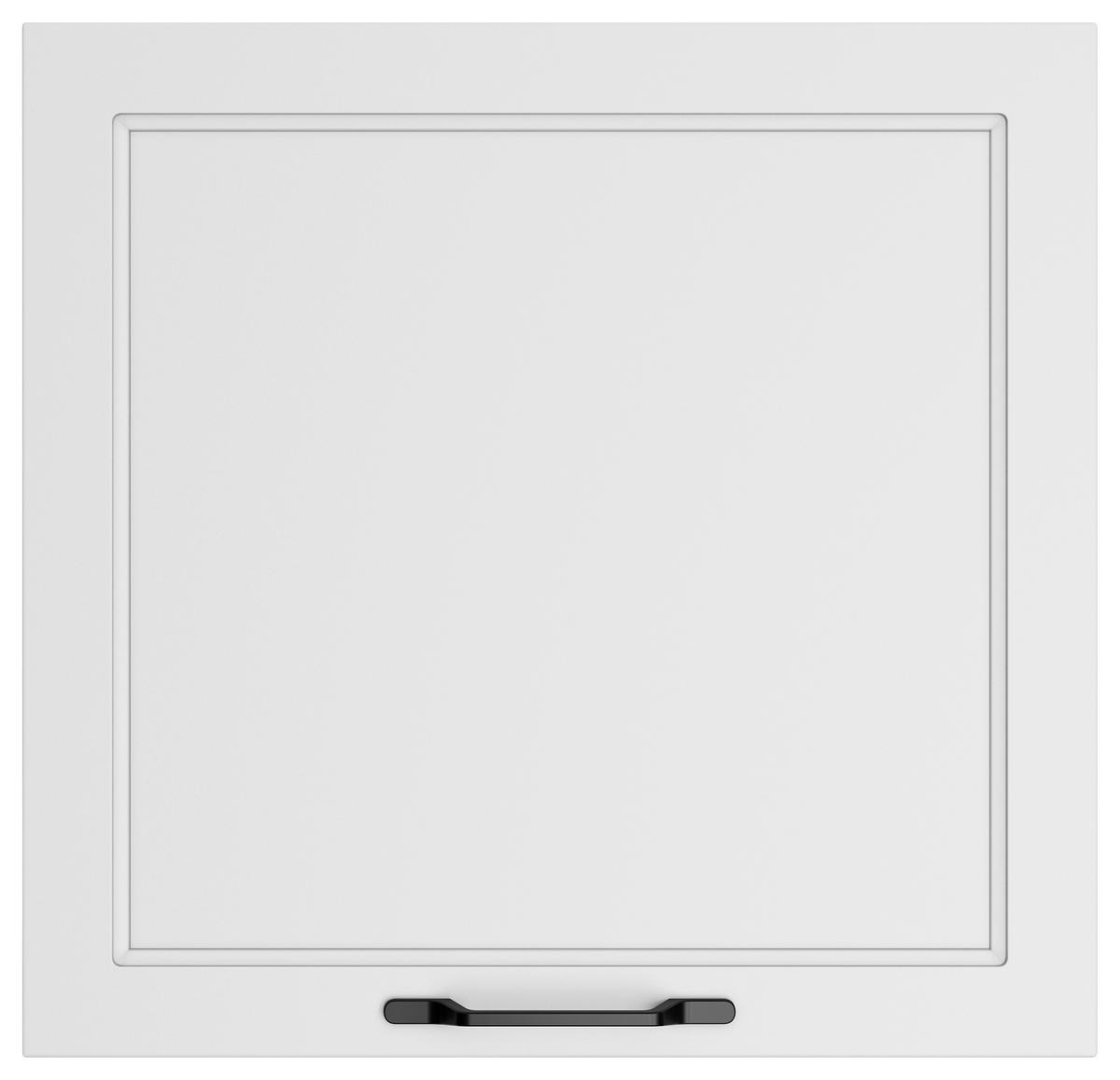 KÜCHENOBERSCHRANK 60/57/34 cm  in Weiß, Eiche Wotan  - Eiche Wotan/Schwarz, LIFESTYLE, Holzwerkstoff/Metall (60/57/34cm) - Held
