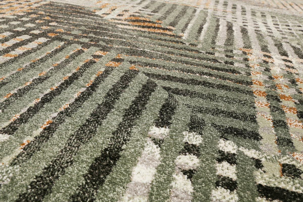 WEBTEPPICH 80/150 cm Vario Grün  - Grün, KONVENTIONELL, Textil (80/150cm) - Esprit