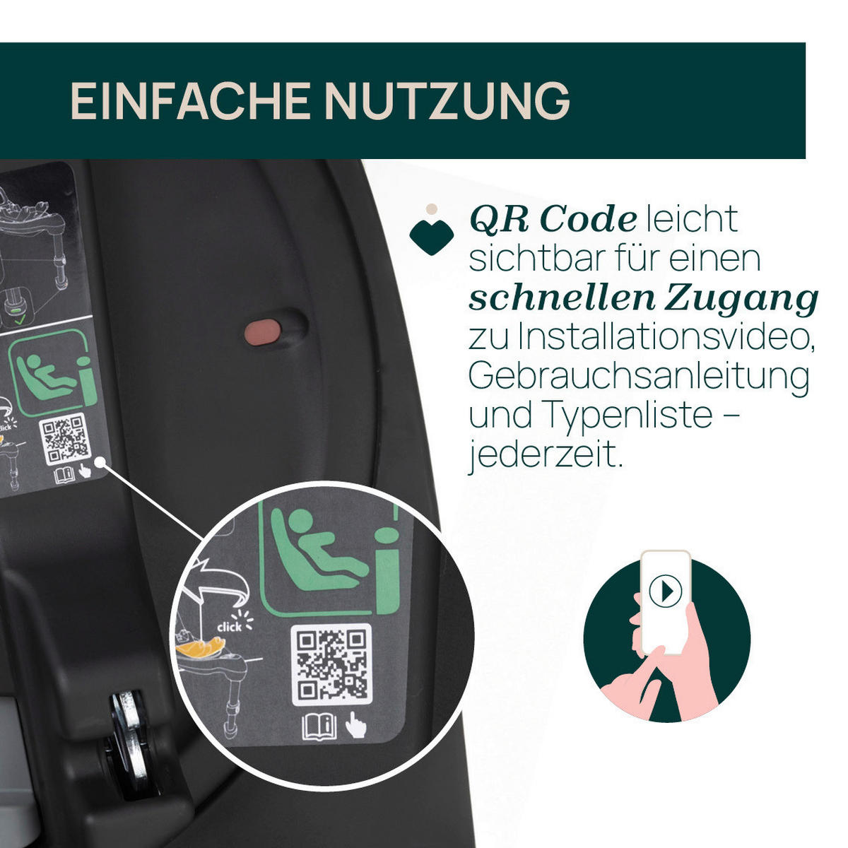 ISOFIXSTATION FULL 360 I-SIZE BASIS FÜR KORY  - Schwarz, Basics, Kunststoff (66/19/38cm) - Chicco