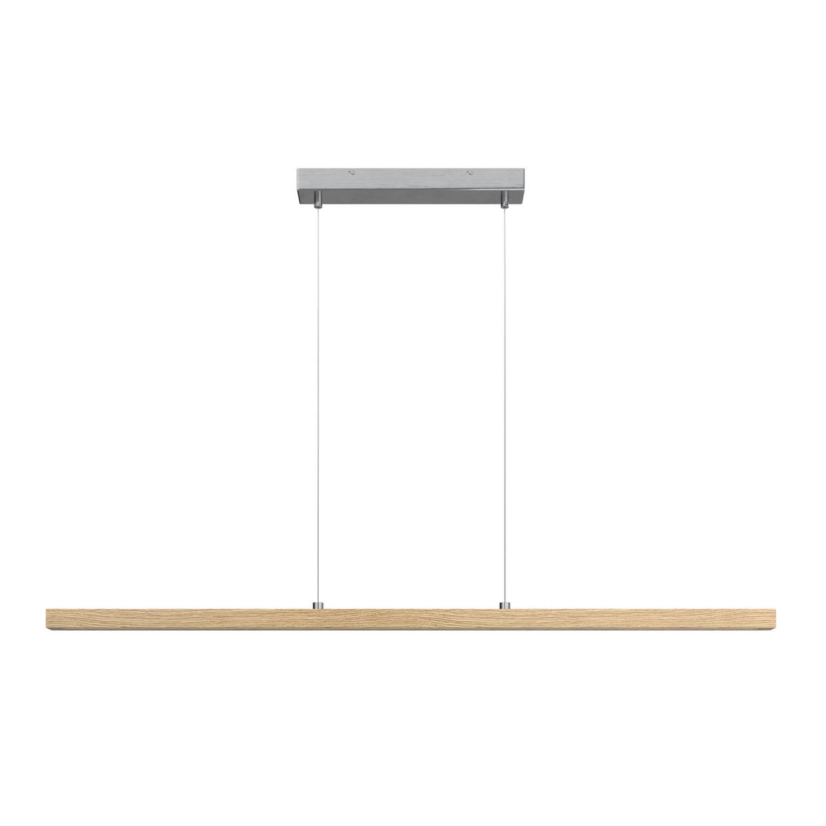 LED-HÄNGELEUCHTE 114 cm  - Eichefarben, LIFESTYLE, Holz/Kunststoff (114cm) - Novel