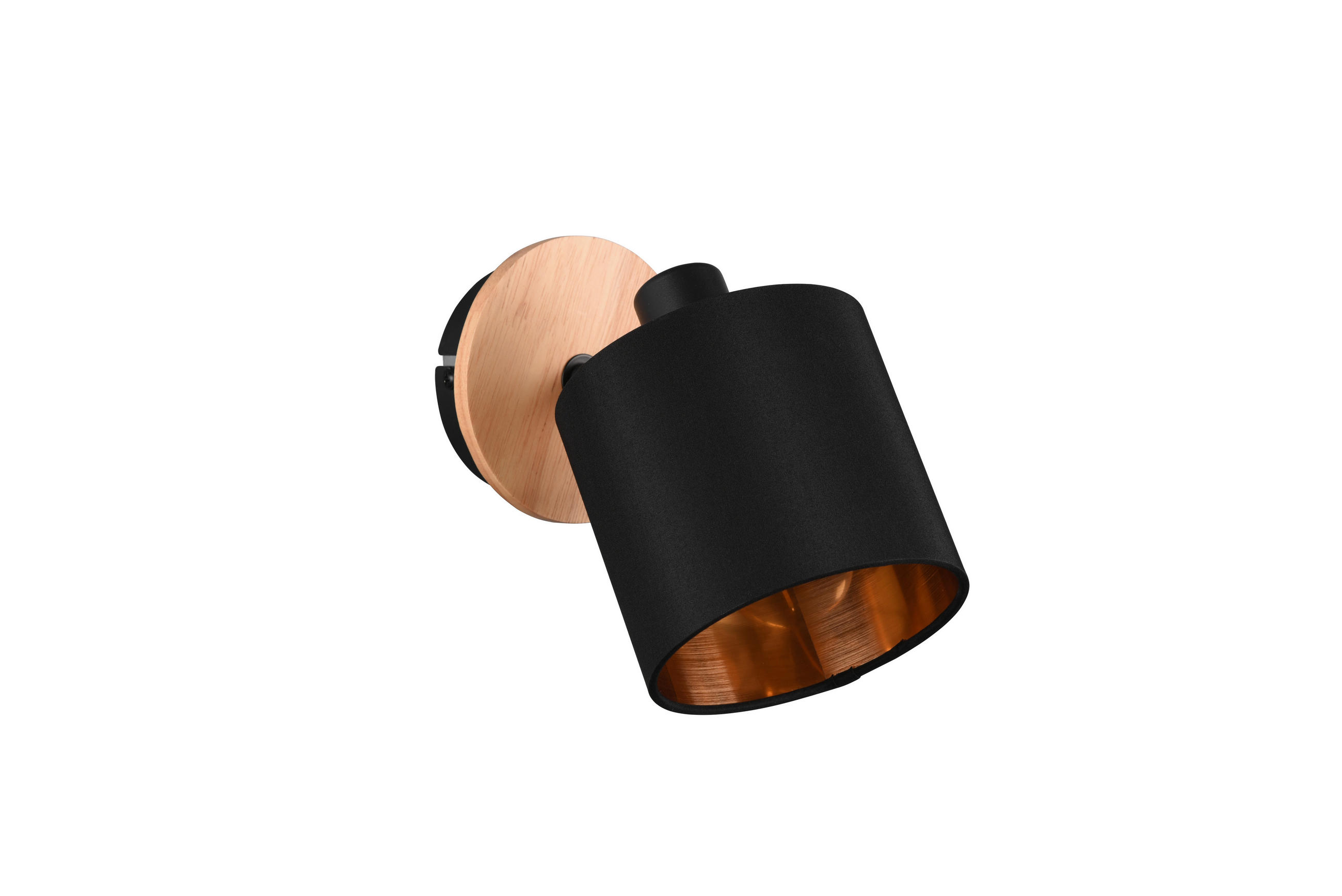 WANDSTRAHLER - Goldfarben/Schwarz, Konventionell, Textil/Metall (18,5/12/19,5cm)