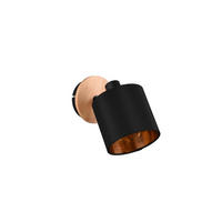 WANDSTRAHLER - Goldfarben/Schwarz, Konventionell, Textil/Metall (18,5/12/19,5cm)