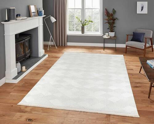 VÄVD MATTA 80/150 cm GLORY  - cremefärgad, Basics, textil (80/150cm)