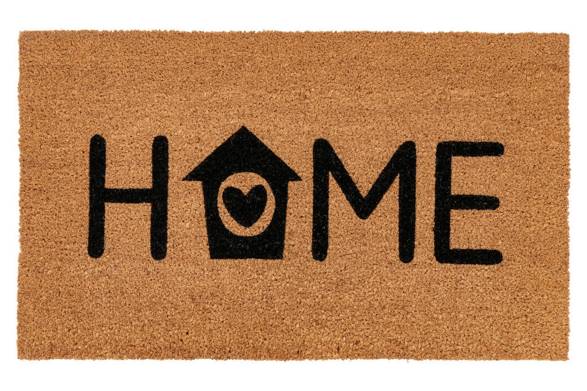 FUßMATTE  45/75 cm  Hellbraun  - Hellbraun, Basics, Textil (45/75cm) - Kayoom