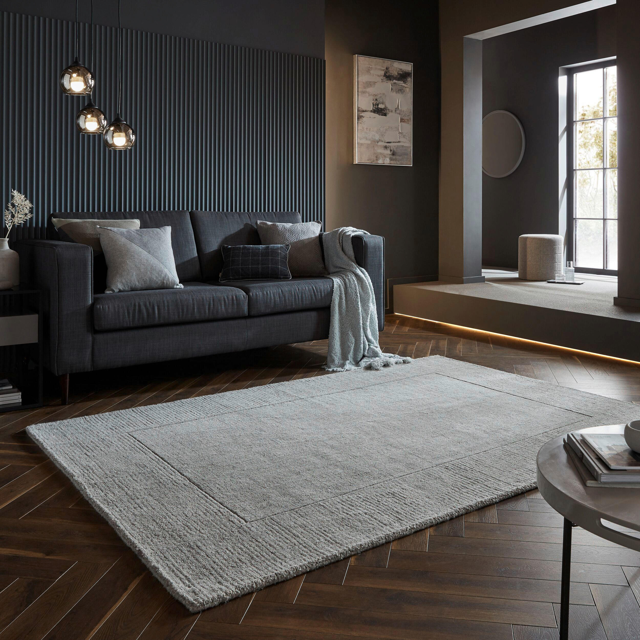 HANDWEBTEPPICH 160/230 cm Flair Rugs  - Grau, Basics, Textil (160/230cm)