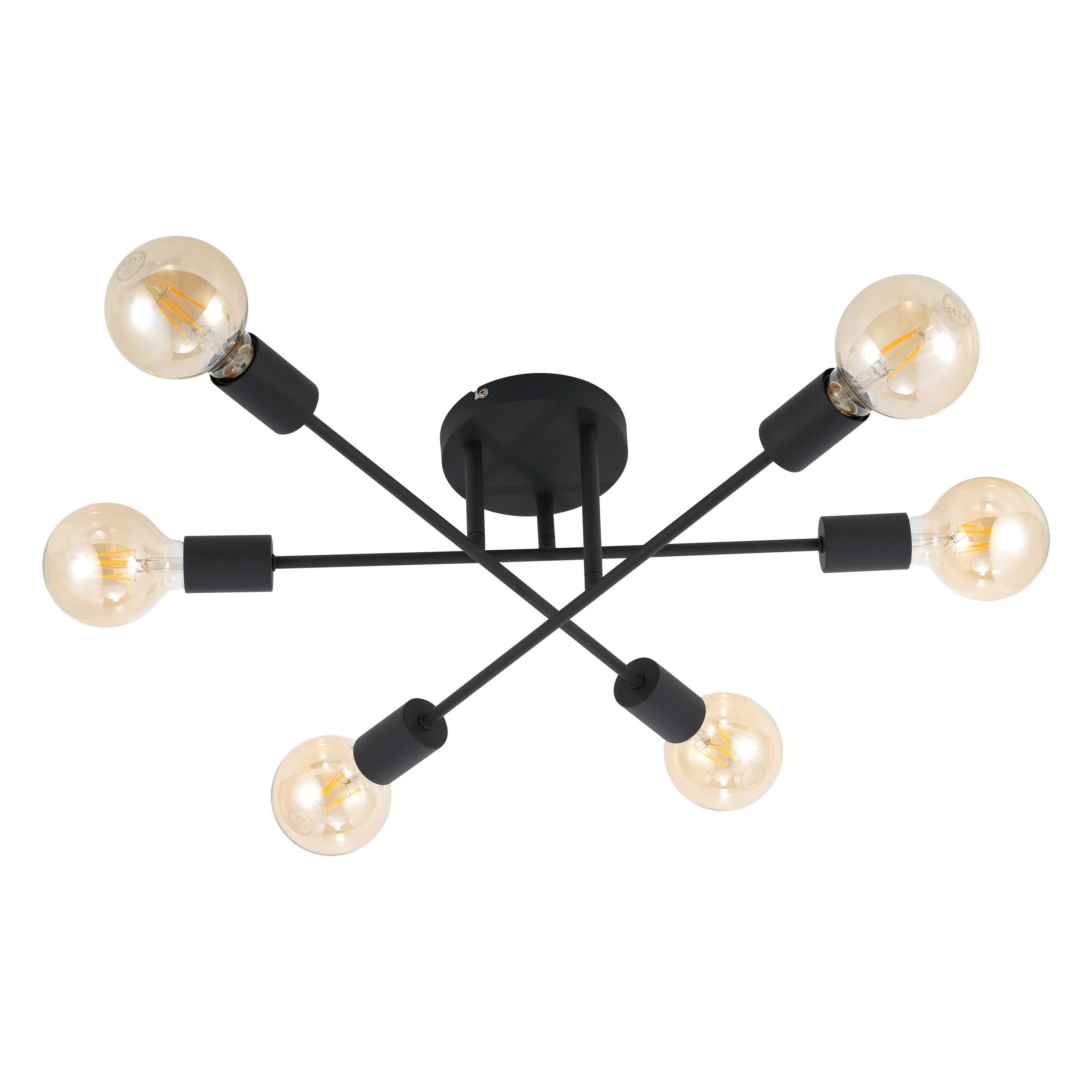 SVJETILJKA STROPNA BULB - crna, Lifestyle, metal (54,3/19,2cm) - Marama