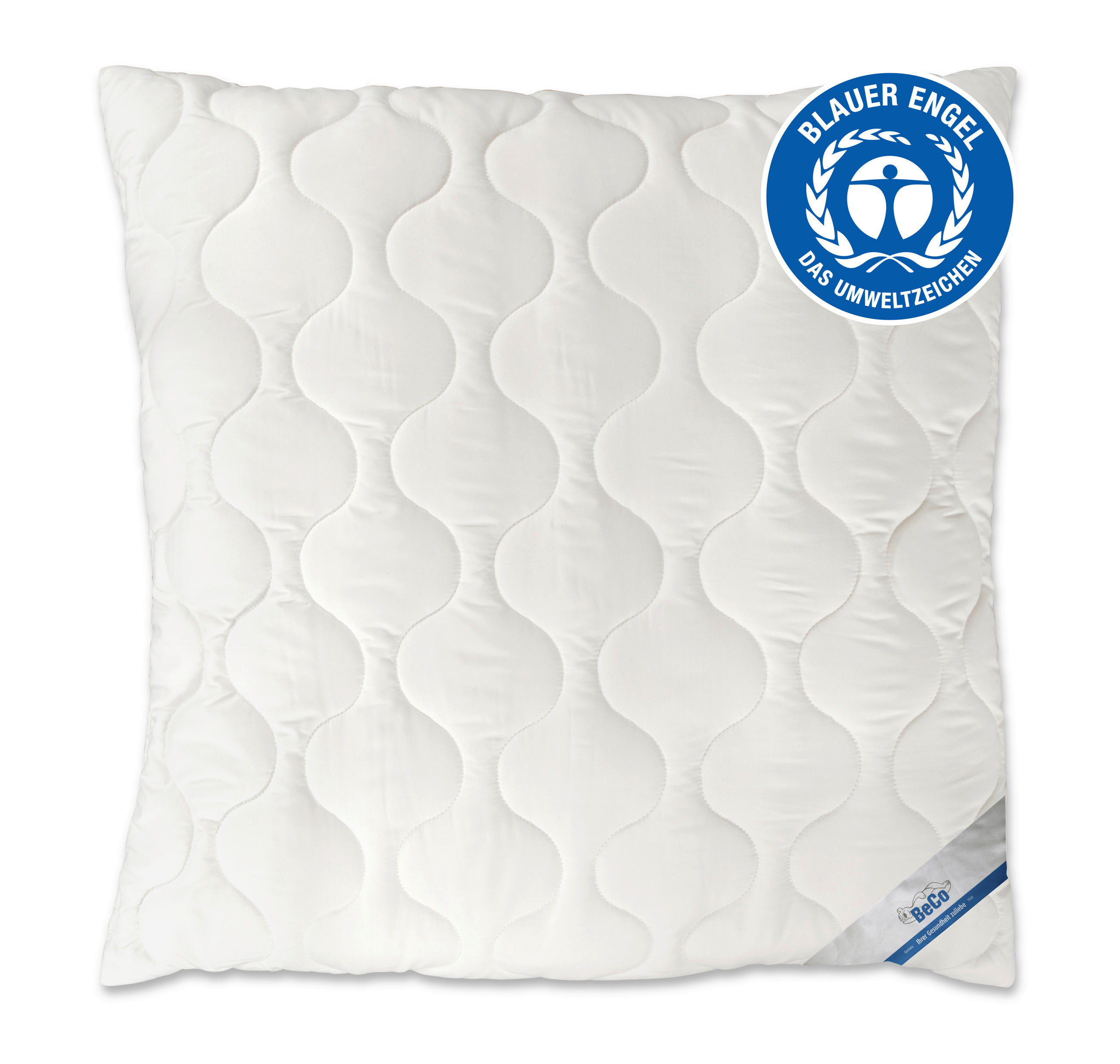 BeCo Kopfkissen EcoWell Natur 80x80 cm