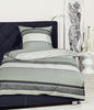 BETTWÄSCHE MOMENTS Makosatin  - Jadegrün/Grau, Basics, Textil (135/200cm) - Janine