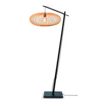 STEHLEUCHTE    - Schwarz/Naturfarben, Trend (176/60/80cm) - Good & Mojo