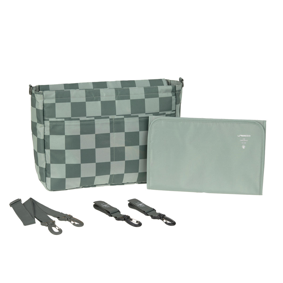 WICKELTASCHE Mix Multi Bag  - Olivgrün/Grün, Basics, Textil (40/12/30cm) - Lässig