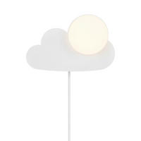 WANDLEUCHTE Skyku Cloud 23.8/14/37 cm  - Weiß, Design, Kunststoff (23.8/14/37cm) - Nordlux