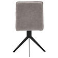 STUHL  in Stahl Webstoff Metall, Textil  - Hellbraun/Schwarz, Design, Textil/Metall (46,5/87/64cm) - Voleo