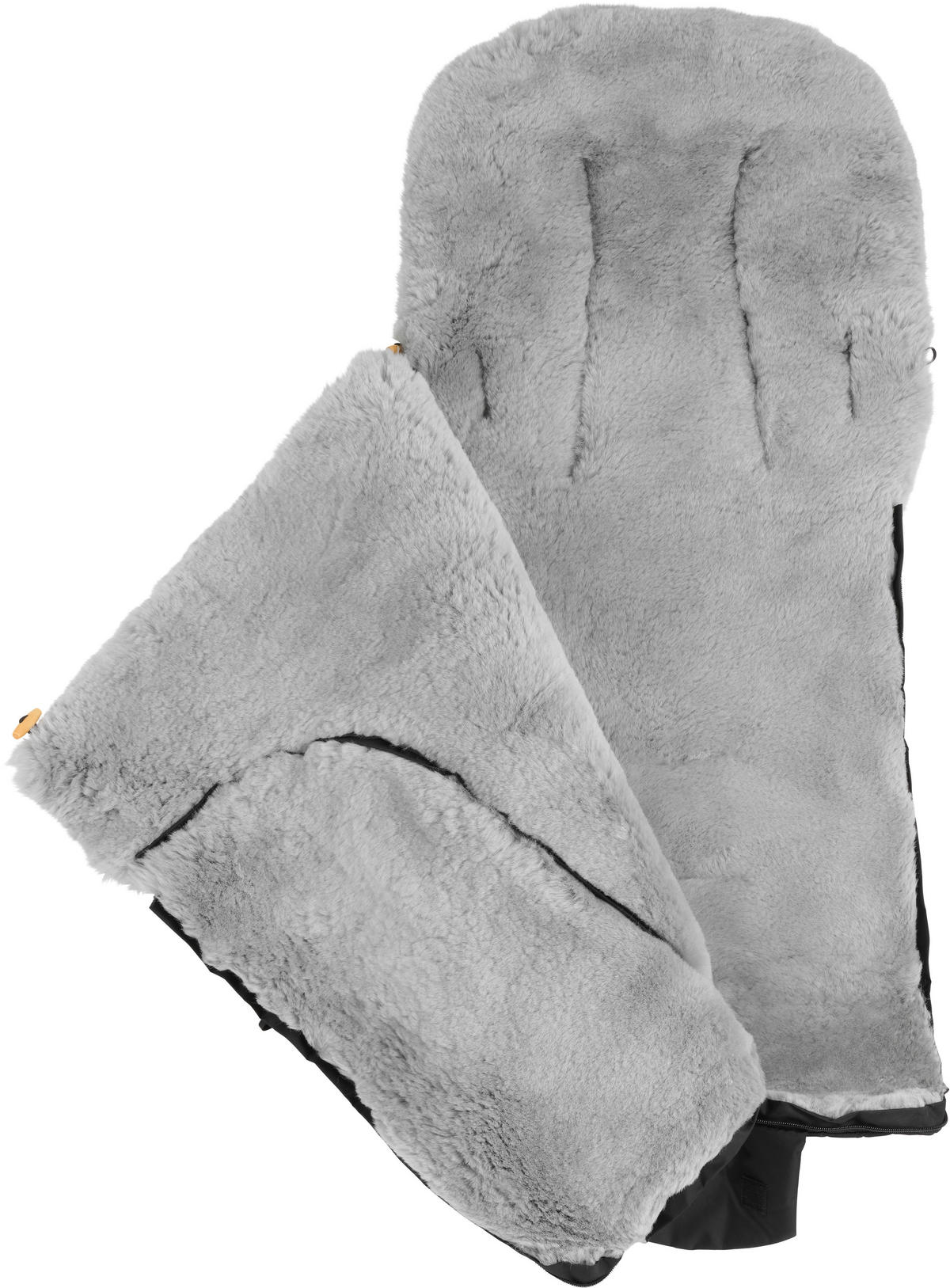 FELLSACK  - Schwarz/Grau, Basics, Textil (49/100cm) - Jimmylee
